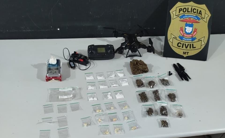 Polícia Civil prende suspeito por tráfico de drogas em Tangará da Serra-MT