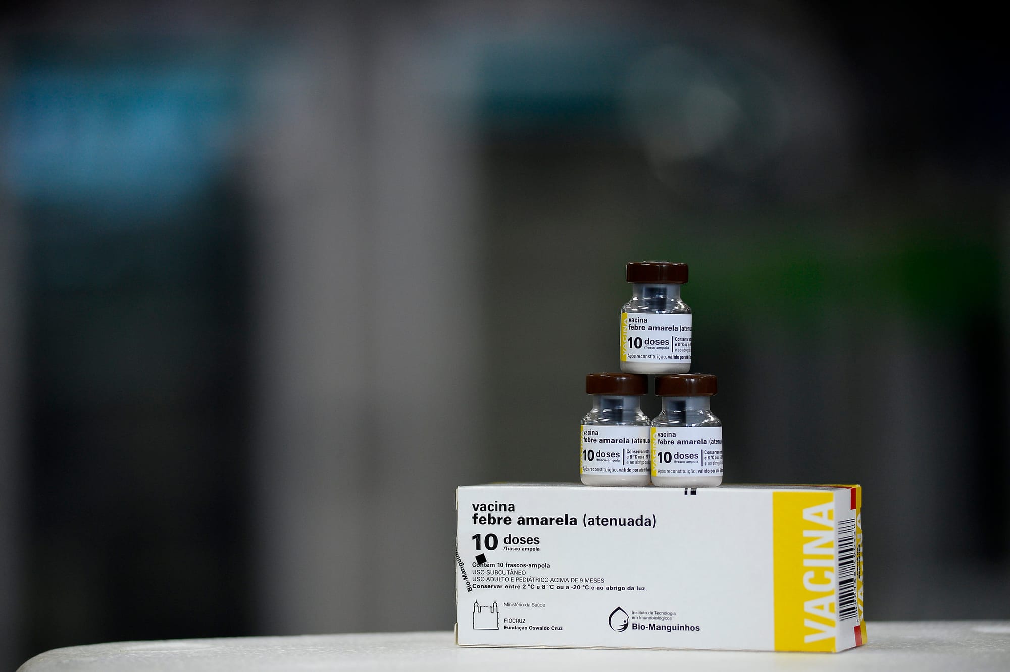 DF recebe 50 mil doses de vacinas contra a febre amarela