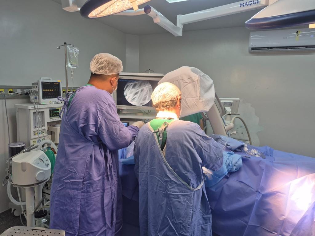Hospital Regional de Sinop-MT realiza cirurgias de coluna por vídeo biportal