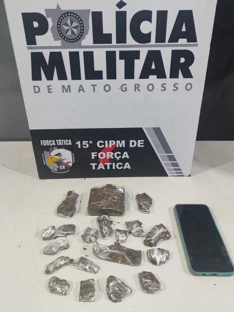 Força Tática apreende adolescente com porções de maconha em Várzea Grande-MT