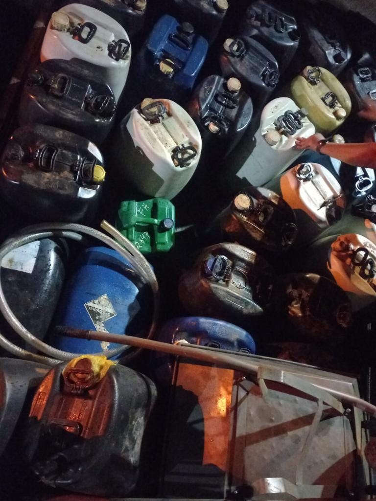 Polícia Militar prende suspeito por furto de diesel, recupera carga e apreende caminhão