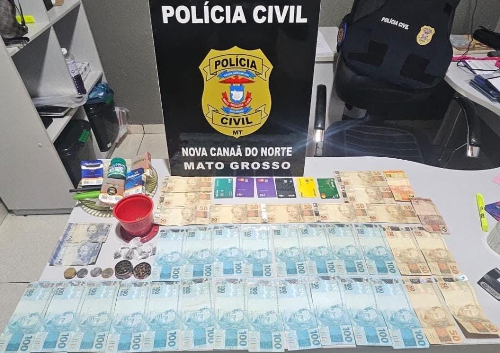 Polícia Civil cumpre mandados e prende suspeito de tráfico de drogas em Nova Canaã do Norte-MT
