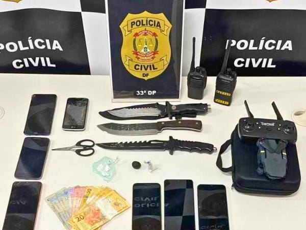 33ª DP prende dupla por tráfico de drogas em operação em Santa Maria-DF