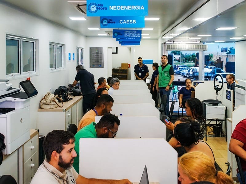 Unidade móvel do Na Hora estará em Água Quente com serviços aos eleitores