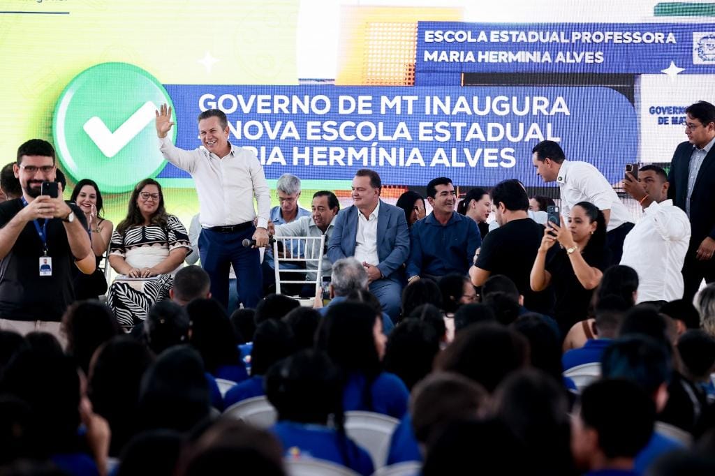 Governo de MT inaugura nova escola no CPA 4 e amplia oferta de vagas na rede estadual