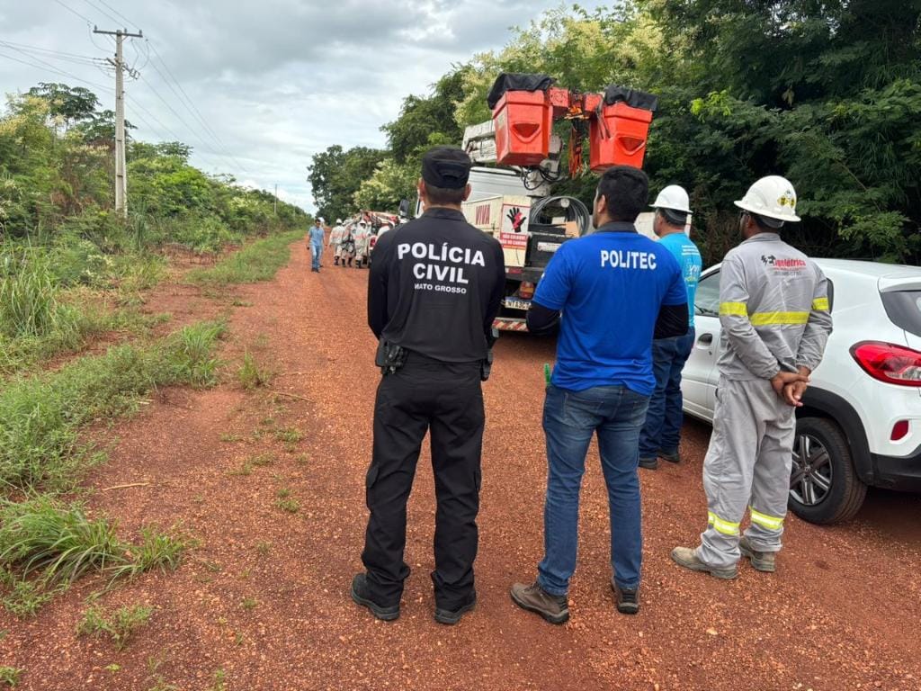 Polícia Civil prende homem por furto de energia e estelionato em Poconé-MT