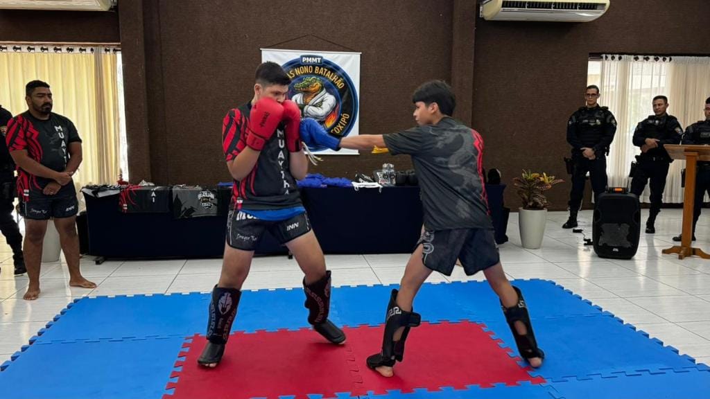 Polícia Militar de MT reforça projeto social com entrega de novos materiais esportivos