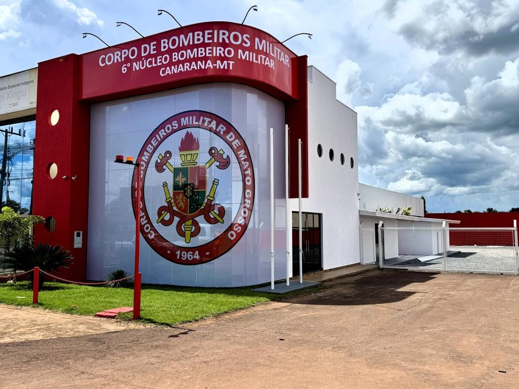 Corpo de Bombeiros inaugura nova unidade em Canarana-MT neste domingo (15)