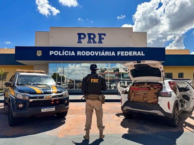PRF apreende 1,2 tonelada de maconha em Dourados (MS)