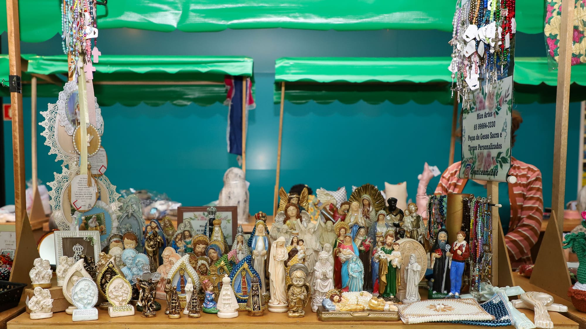 Feira artesanal ganha espaço de destaque no  Várzea Grande Shopping