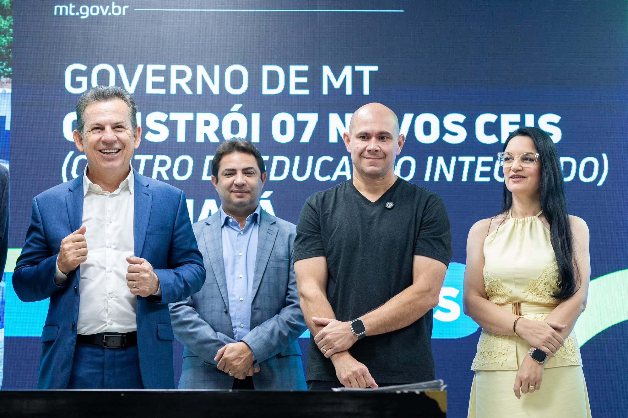 Prefeito e governador assinam R$ 663 milhões em investimentos para Cuiabá-MT