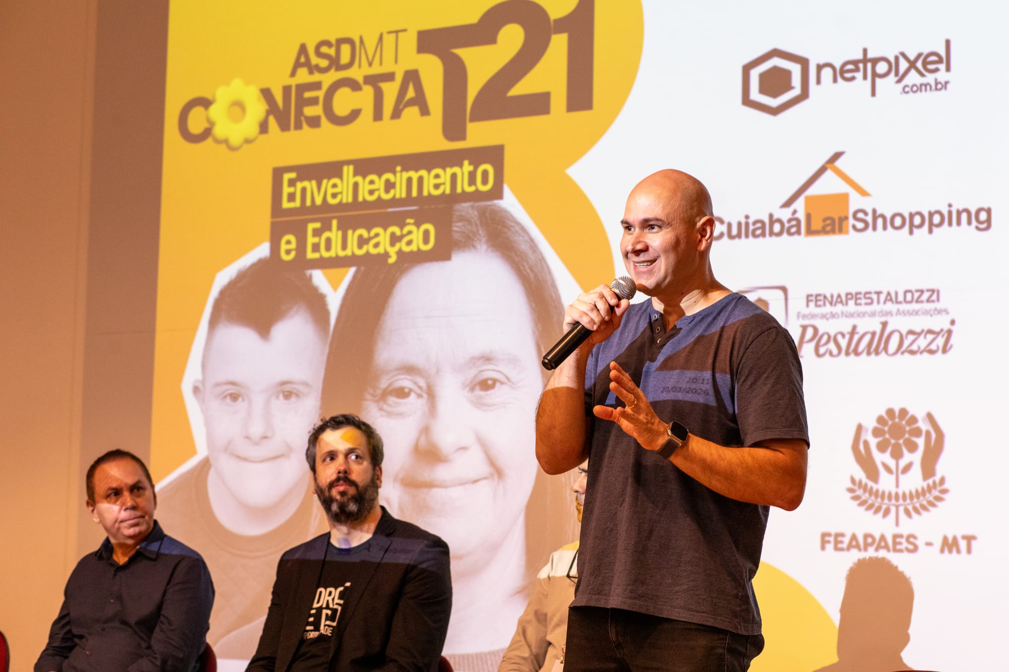 Prefeito de Cuiabá-MT participa do Conecta T21 e amplia diálogo sobre síndrome de Down