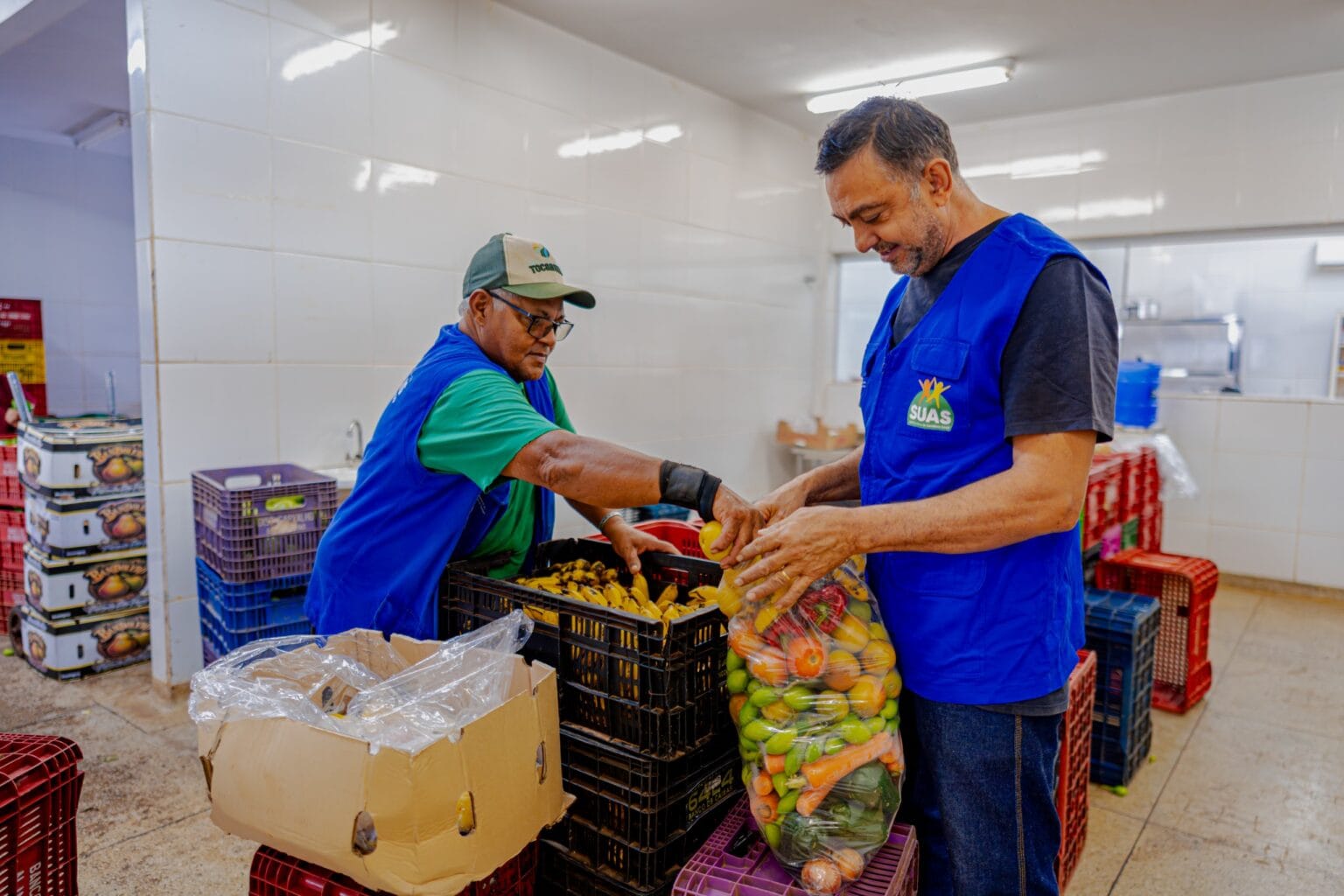 Banco de Alimentos entrega mais de mil cestas verdes por mês a famílias em situação de vulnerabilidade em Anápolis-GO