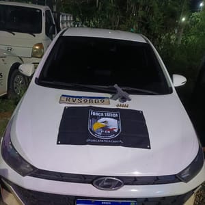 Força Tática prende homem com pistola e recupera veículo em Cuiabá-MT