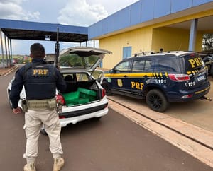 PRF apreende 100 Kg de maconha em Eldorado (MS)