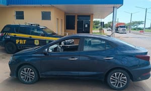 PRF recupera veículo em Bataguassu (MS)