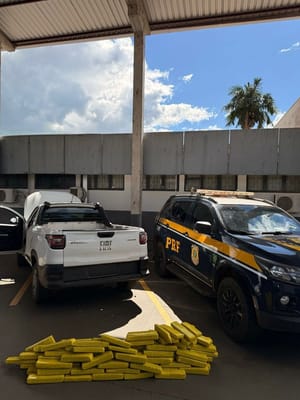 PRF apreende 102 Kg de maconha em Maracaju (MS)