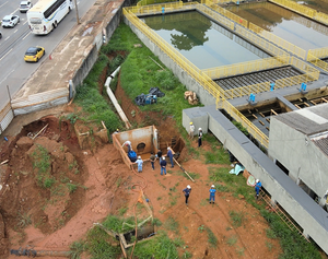 Saneago interliga adutoras de Goiânia e Aparecida-GO