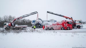 Europa enfrenta caos nas viagens com forte onda de frio e neve