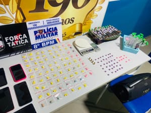 Polícia Militar MT prende foragido da Justiça, apreende 238 porções de drogas e munições
