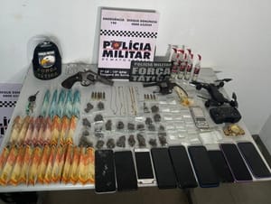 Polícia Militar prende seis homens por roubo a residência em Tangará da Serra-MT