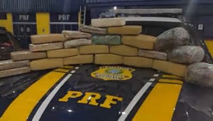 PRF em Rondônia apreende aproximadamente 25 kg de droga em Vilhena