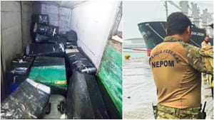 Operação internacional apreende 1,3 t de cocaína em alto mar