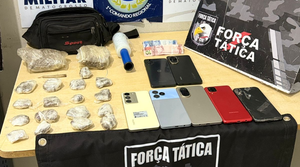 Força Tática prende três homens por tráfico de drogas em Cuiabá-MT