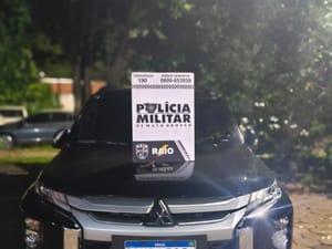 Companhia Raio prende suspeito e recupera caminhonete roubada de residência em Várzea Grande-MT