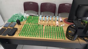 Força Tática de MT localiza suspeitos por salve e apreende 300 porções de cocaína em residência