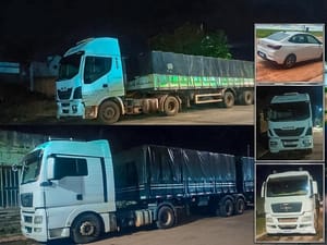 PRF e PMMT recuperam carga de soja furtada durante ação conjunta em Mato Grosso