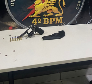 Polícia Militar prende homem com revólver e munições em borracharia de Várzea Grande-MT