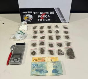 Suspeito é detido em flagrante por tráfico de drogas pela Força Tática de MT