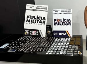 Força Tática prende faccionado com 174 porções de drogas durante abordagem em Nova Mutum-MT