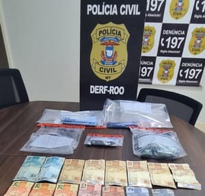 Polícia Civil prende dois homens por tráfico de drogas em Rondonópolis-MT